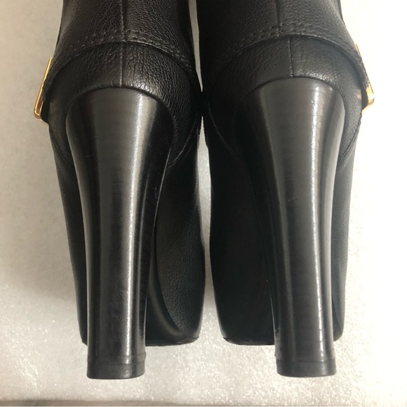 Louis Vuitton Knee High Black Boots High Heels size US size 5 / EU 35.5 - Picture 10 of 16